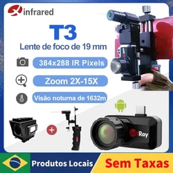 InfiRay Xinfrared T3 Termovisor infravermelho Monocular Visão noturna Câmera térmica para telefone Andriod Caça ao ar livre com laser