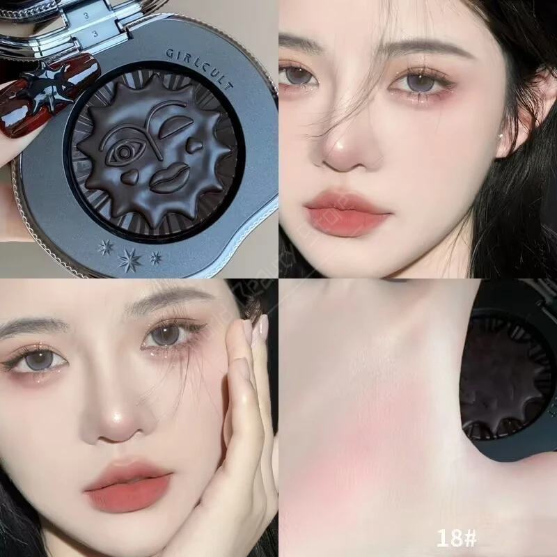 Girlcult Peach Series Jelly Blusher Cream Witch Blush Clay Blood Peach Highlighter Expansion Color White Nude Color Fine Matte