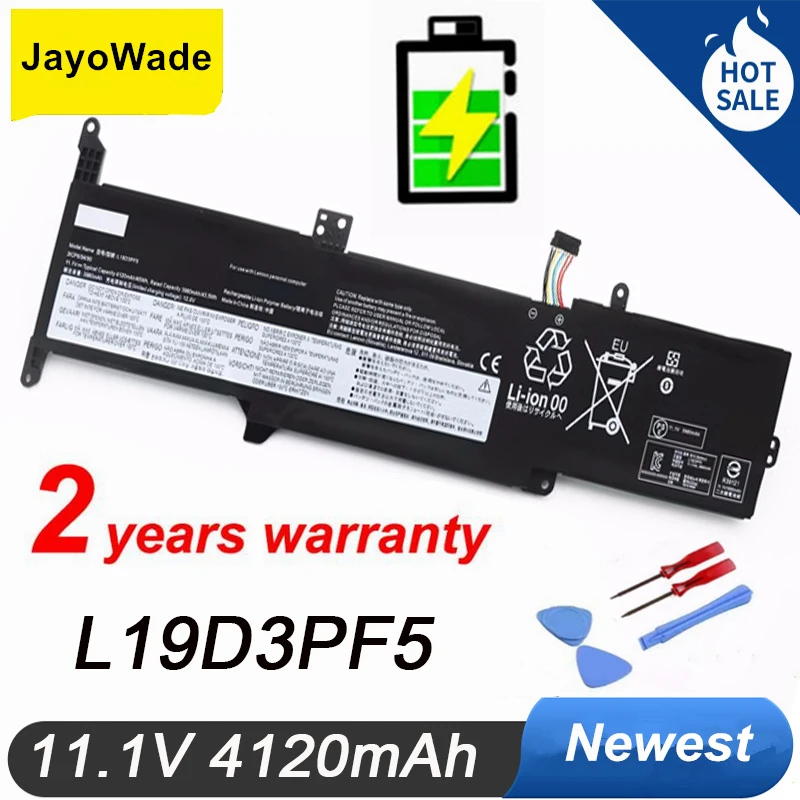 

Новый аккумулятор L19D3PF5 для ноутбука Lenovo IdeaPad 3-14ADA05 3-14ARE05 3-14IIL05 3-14IML05 3-15ARE05 3-15IIL05 3-15IML05 L19C3PF7