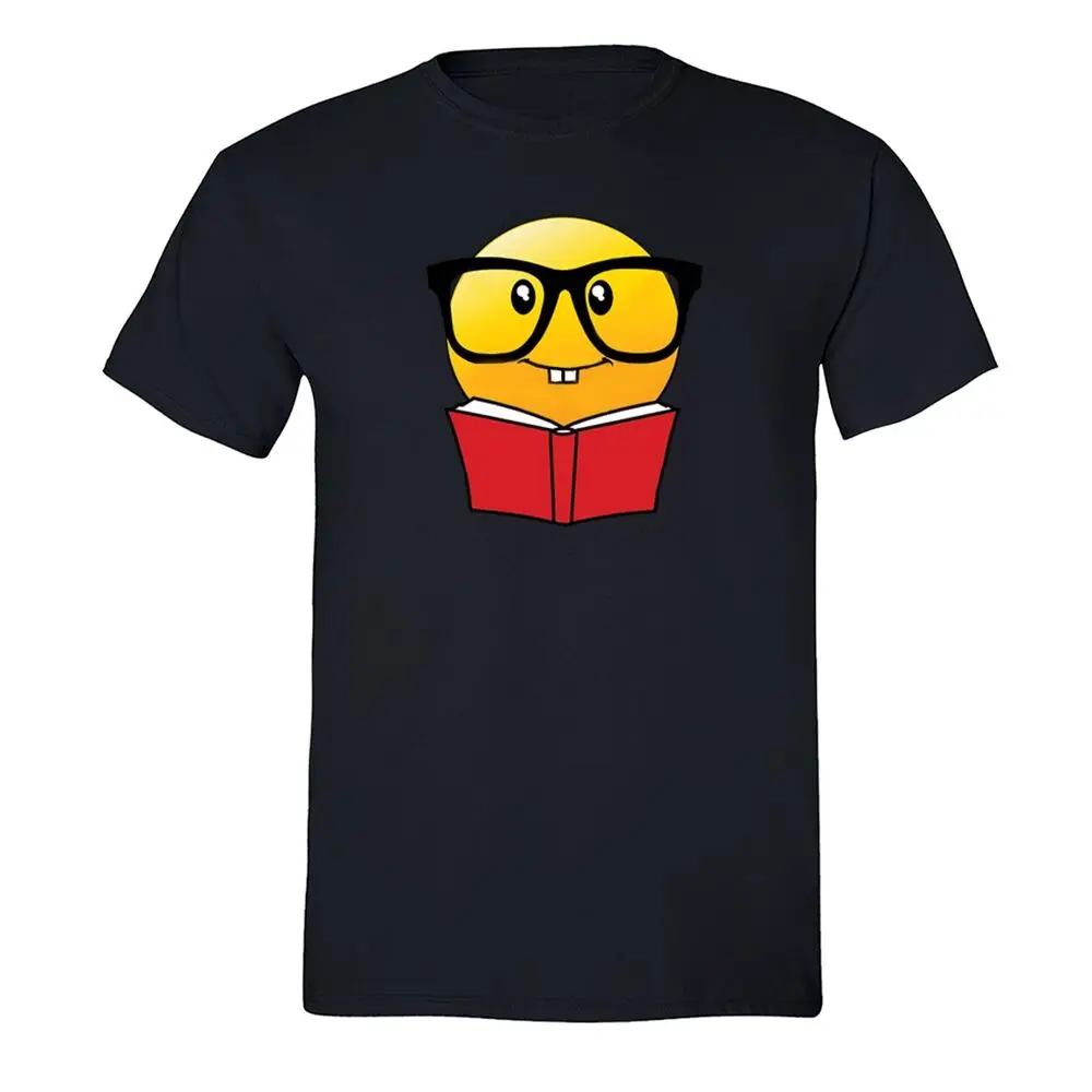 Nerd T-shirt Book Glasses Funny Icons Love Bae Boo Heart  Gift Tee Anime Graphic T-shirts For Men Clothing Women Tees