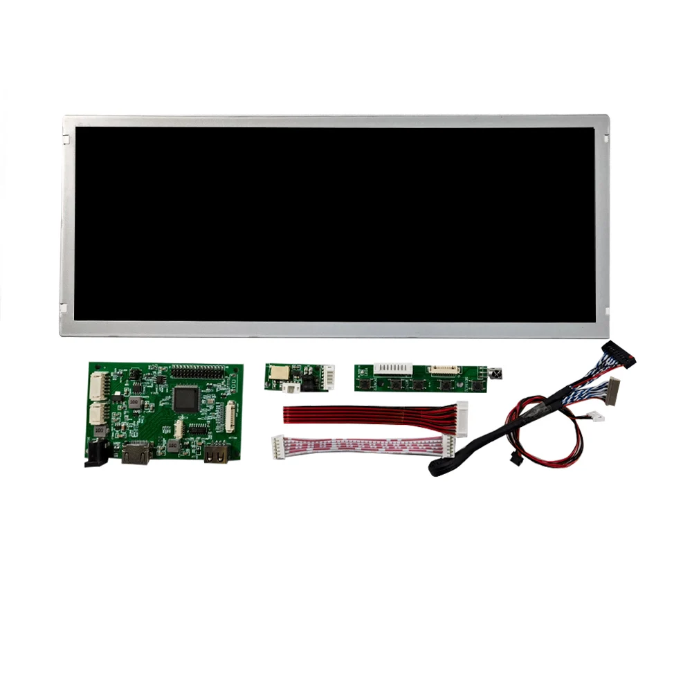 

USB 20pins LVDS Control Board 12.3" 1280x480 LQ123K3LG01 TFT Wide LCD Panel