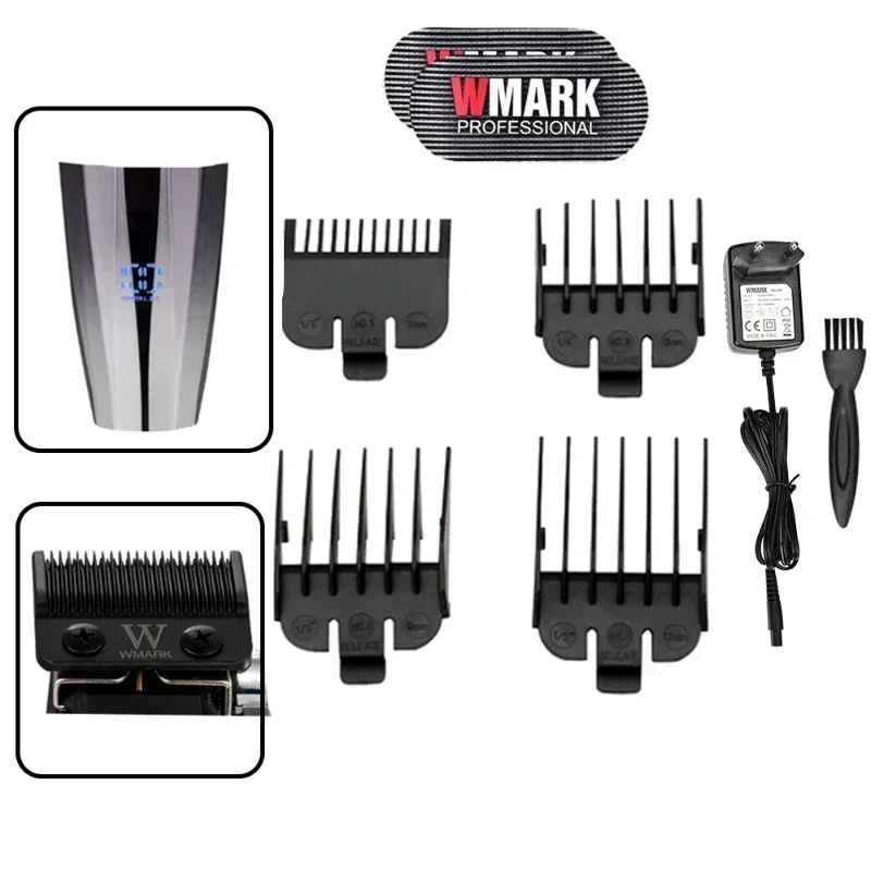 Wmark ng-222 Hair Clippers For Men,Rechargeable Hair Cutting Machine Kit,Haircut Cordless Hair Trimmer With High Charging Base