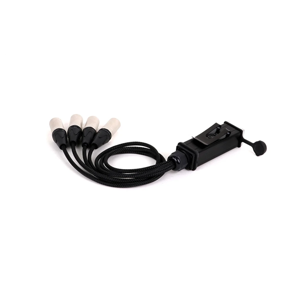 4 Channel 3 Pin Audio Network XLR Cable for Stage Sound Lighting and Recording Studio Male and Female XLR to RJ45 Ethercon DMX