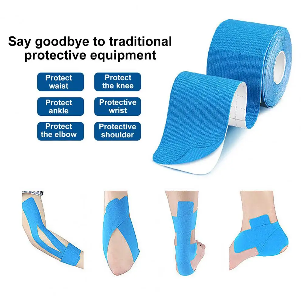 Kinesiology Athletic Tape Elastoplast Sports Recovery Strapping Gym Waterproof Tennis Muscle Pain Relief Bandage