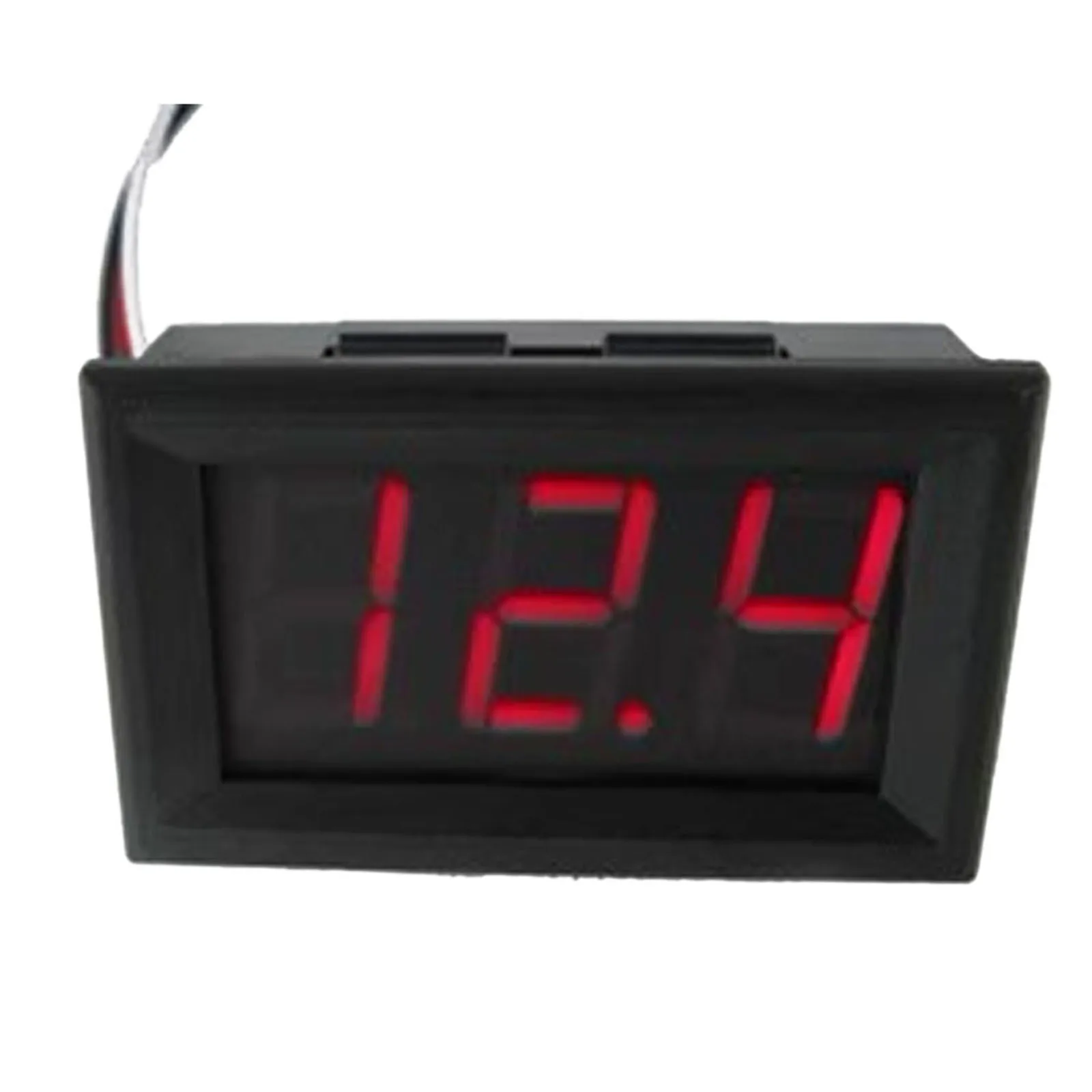 0.56 Inch LED Digital Display Voltmeter 2-line DC Voltage Table Red Blue Green DC 4.5-30V Voltmeter For Motorcycle Car Monitor