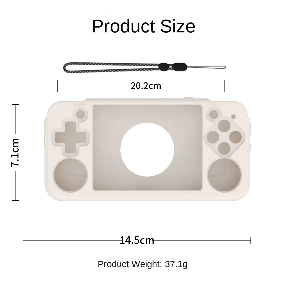 Silicone Game Console Protective Case Fall Prevention Waterproof Protective Sleeve Accurate Buttons for ANBERNIC RG35XX H