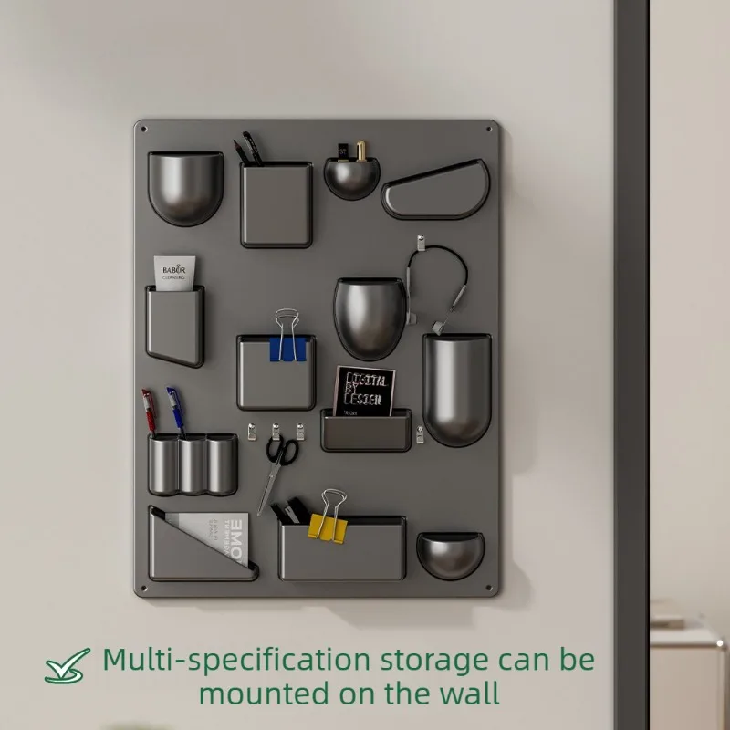 Wandmontiertes Aufbewahrungsregal für Kleinigkeiten, Kreatives Desktop-Organisationsregal für Badezimmer, Küche, Schlafzimmer und Eingangsbereich