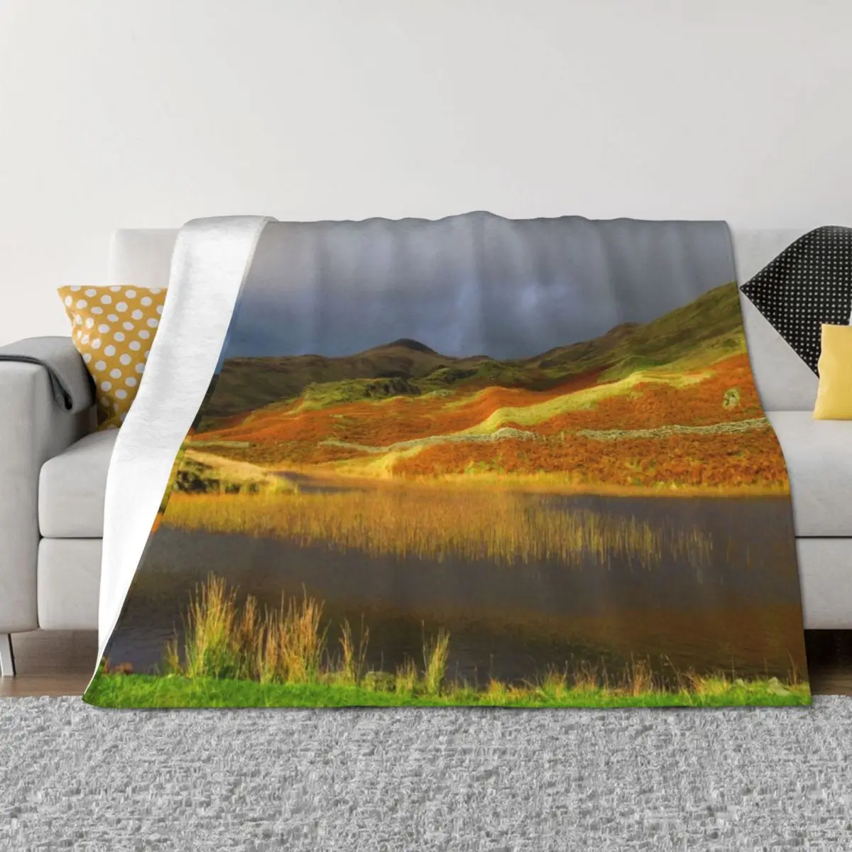 Alcock Tarn S Throw Blanket Flannel Sofa Quilt Bed Fashionable Blankets