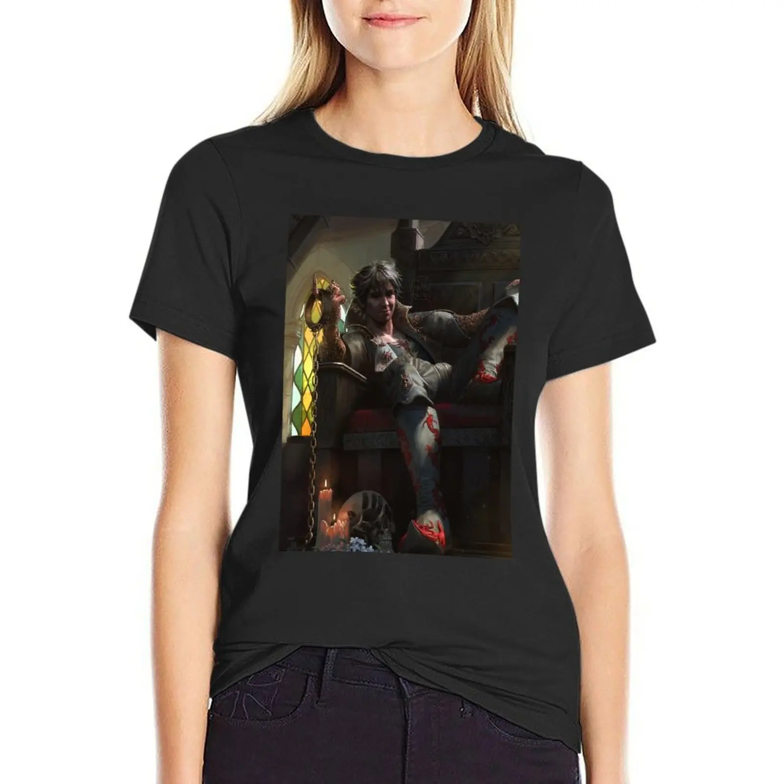 Lord Enver Gortash in all his glory T-Shirt quick-drying tees blanks Women clothing