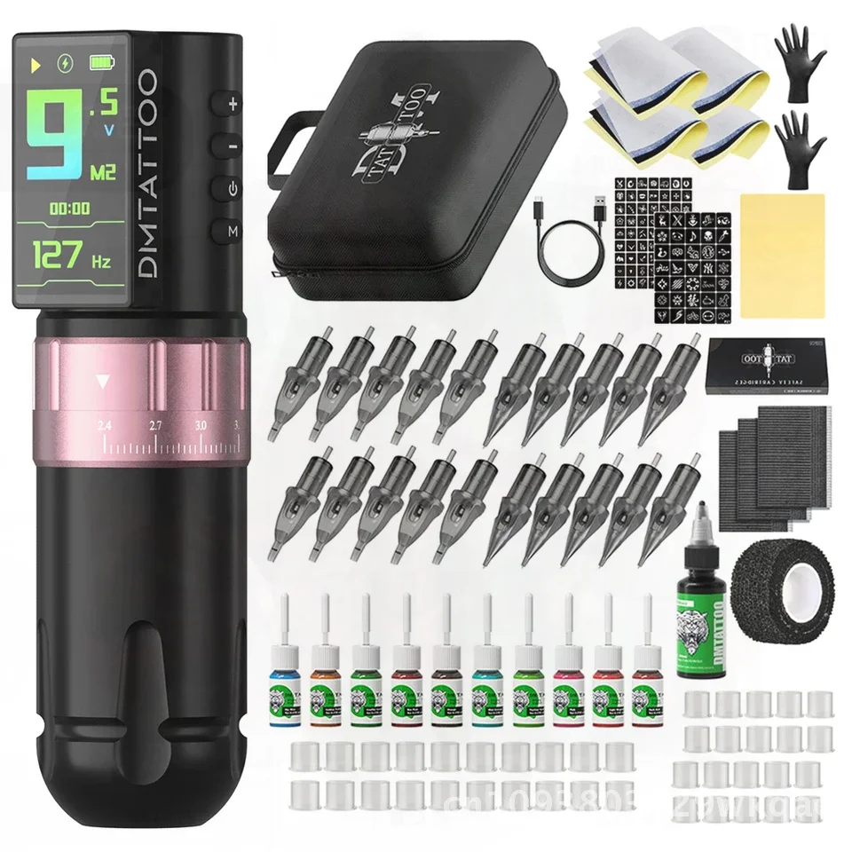 Stylo de tatouage sans fil M Venom 2.4-4.2mm, avec course réglable, batterie 2300mAh, écran d'affichage intelligent pour artiste tatoueur