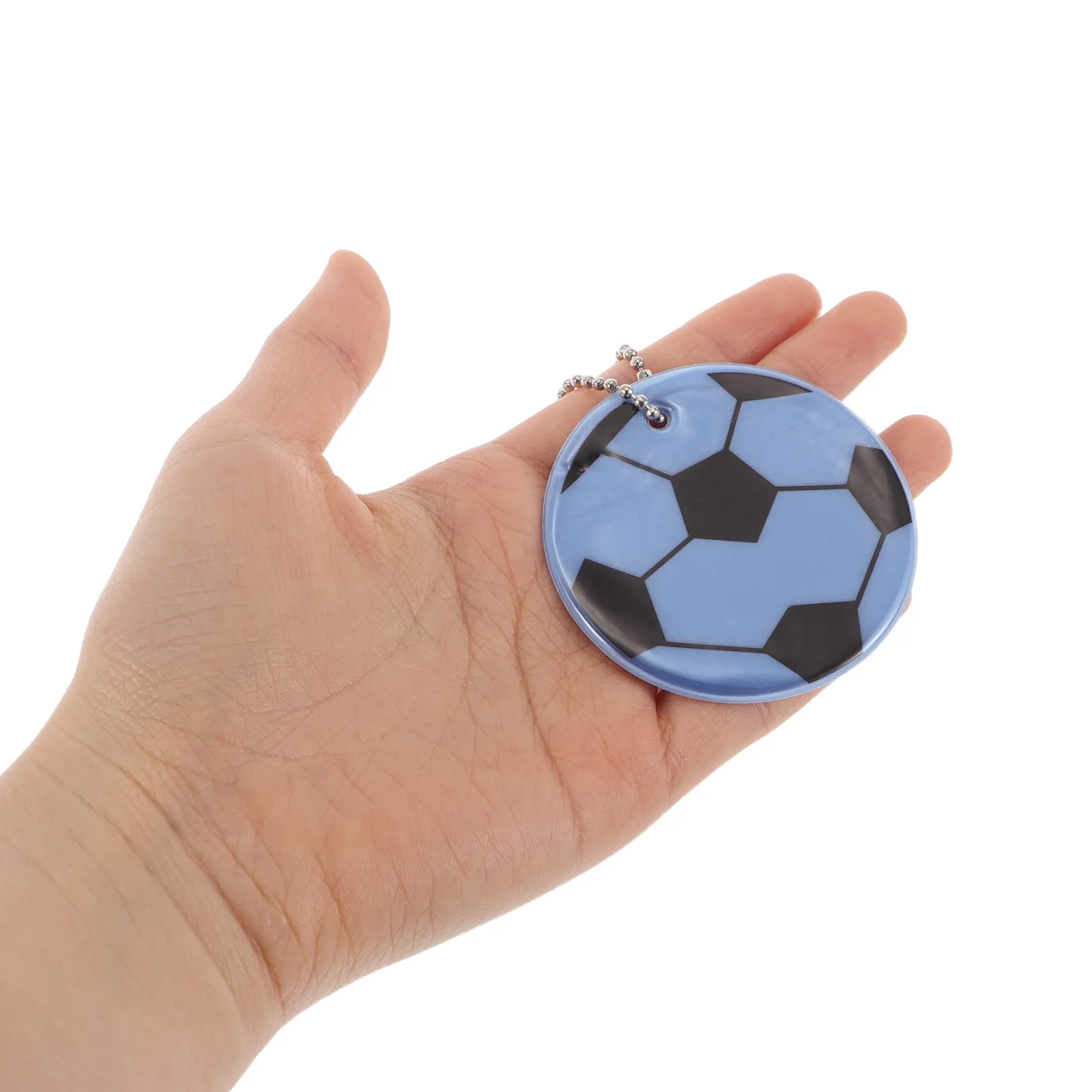 

10 шт. светоотражающих брелоков-подвесок для футбола, для ночной безопасности, декоративные светоотражатели для рюкзаков, для мальчиков, студентов, детей, для вечеринок