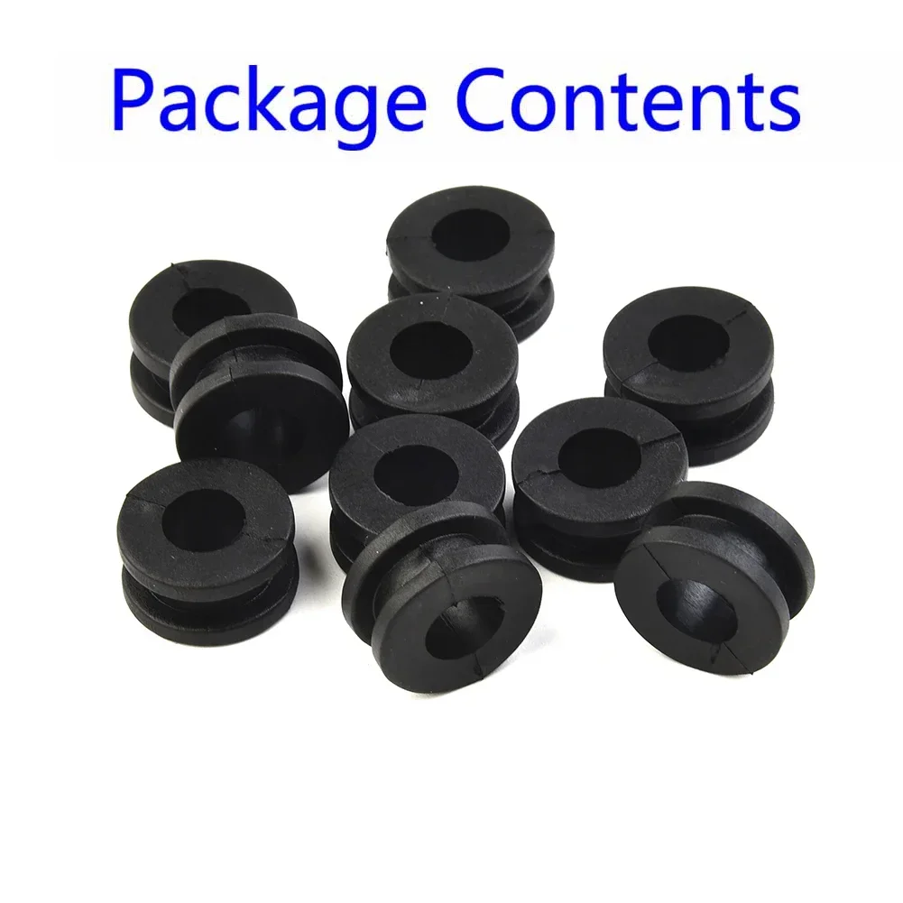 Black Fairings Grommets Cover Cowling Pieces Fender For Honda CBR 954 929 600 1000 ID 9mm Motorcycle OD 18.5mm