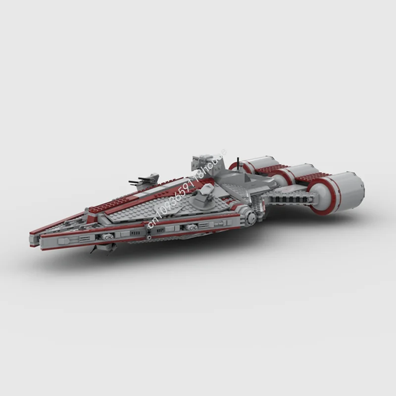 1883PCS Star Battle Arquitens-class Light-Cruiser Spaceship Model Moc Building Blocks Stacking Bricks Creative Toys Kid Gift Diy