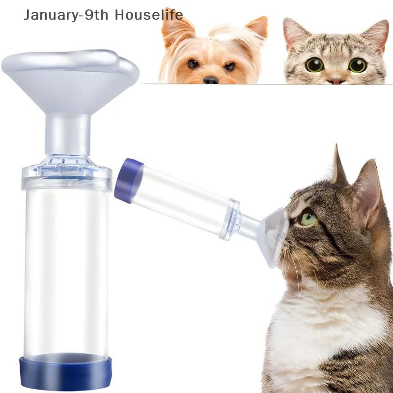 Chambre d'aérosol pour chat, inhalateur Portable pour chien et animal de compagnie, inhalateur portatif pour équipement vétérinaire, clinique vétérinaire, fournitures pour animaux de compagnie