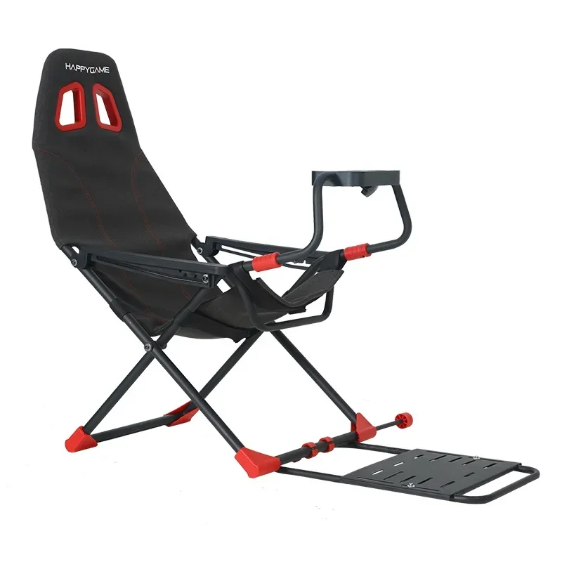 Customized home game console emulator folding bracket seat steering wheel racing experience