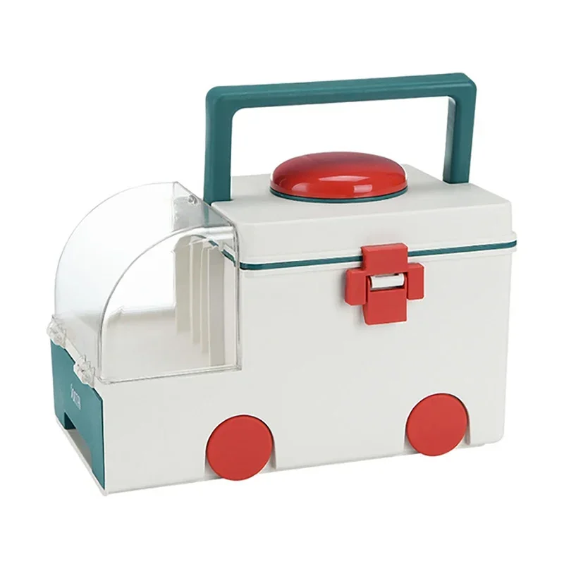 Multifunctional Ambulance Medicine Box Large Capacity Household Large Portable Medicine Medical Box Storage Box