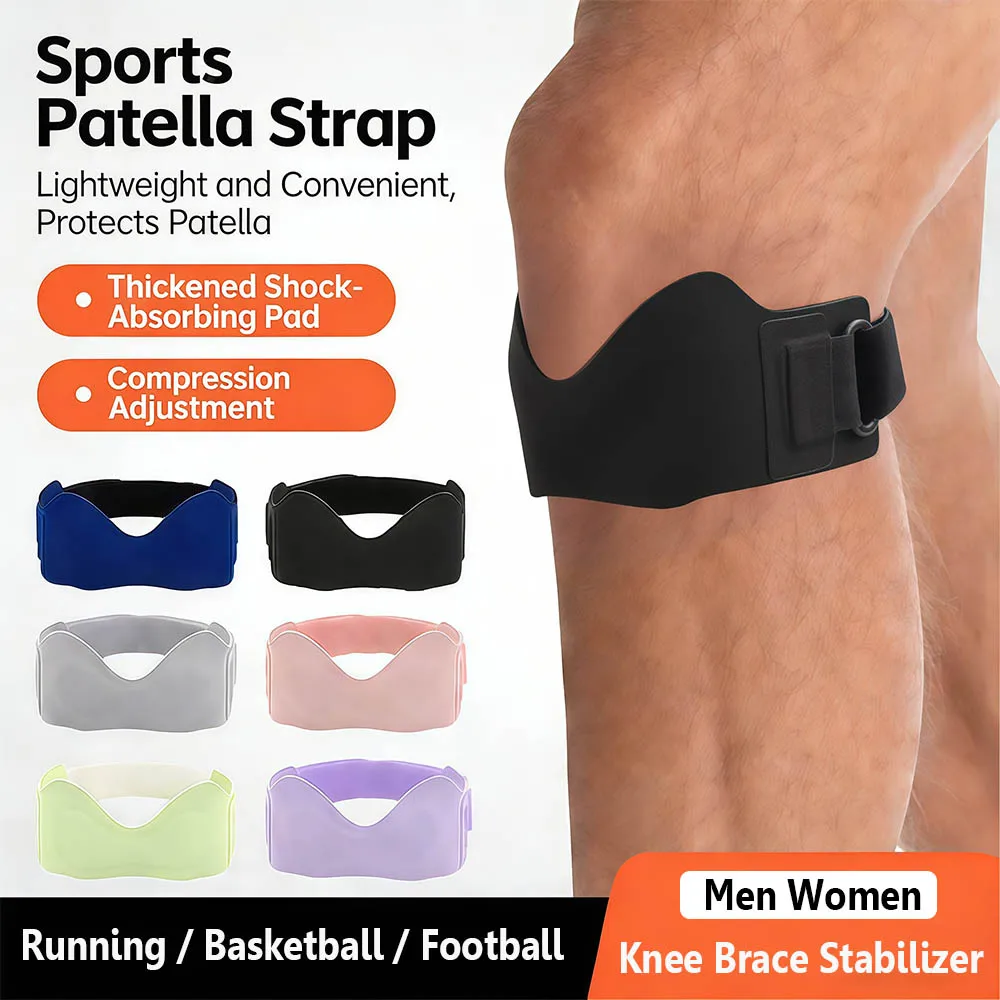 1/2 Piezas de Cintas de Soporte para Tendón Rotuliano, Soporte de Rodilla para Hombres y Mujeres, para Saltadores, Corredores, Excursionistas, Baloncesto, Tenis, Fútbol, Sentadillas