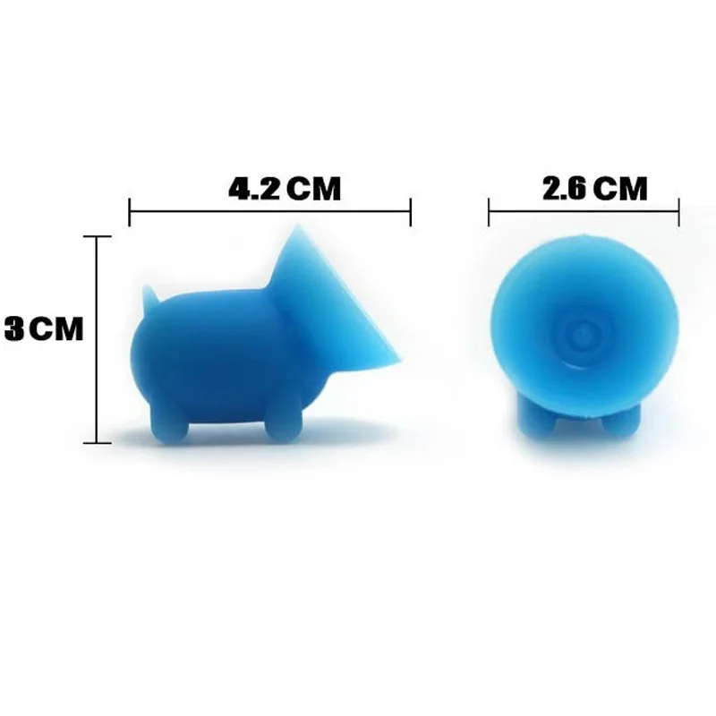 Silicone Suction CUP Grip Tok Cute Pig Mini Phone Holder Cartoon Stand Universal for Iphone Xiaomi Samsung OnePlus Grip Support
