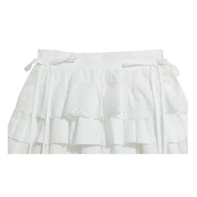 Skirts Women Kawaii High Street Summer Solid Fashion Female Casual All-match Schoolgirls Lovely Mini Mujer Faldas Chic Trendy