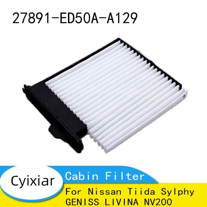 

Active Carbon AC Filter Cabin Filter for Nissan Tiida Sylphy GENISS LIVINA NV200 OEM: 27891-ED50A-A129