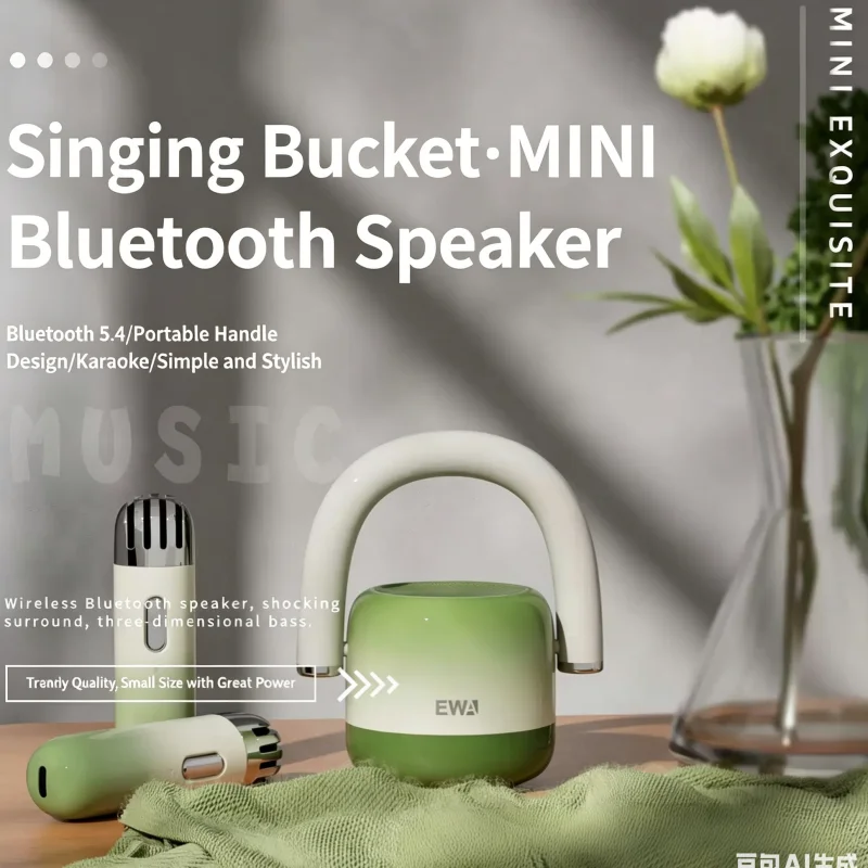 

Портативная мини-караоке-система, беспроводные микрофоны, Bluetooth-колонка, для детей и взрослых, домашние вечеринки, подарки на день рождения для девочек и мальчиков