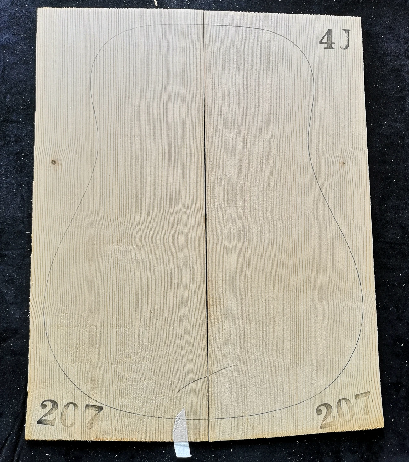 4#Grade Picea Abies Alps Spruce Solid wood Guitar Top 41 Inch DIY Wood Guitar Panel Handmade Guitars Making Material