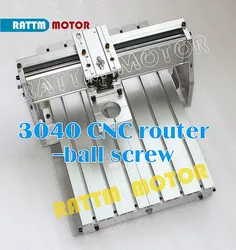 【EU】Aluminium Alloy 3040 CNC Desktop Router Milling Engraving Frame Kit With 43mm Clamp Fixture Support