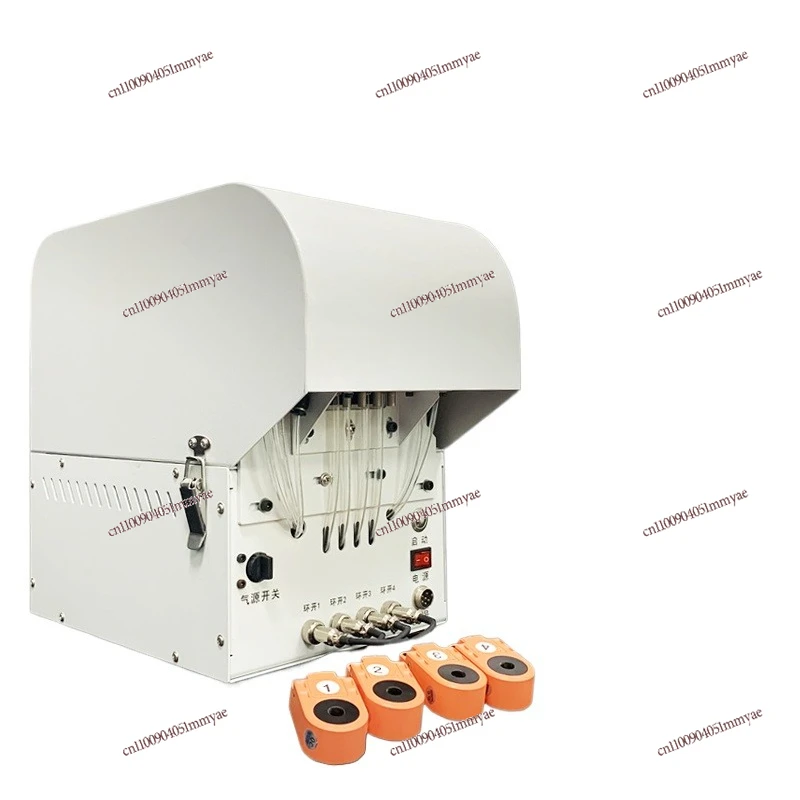 

Air blowing feeder can send screws and rivets without jamming, high precision