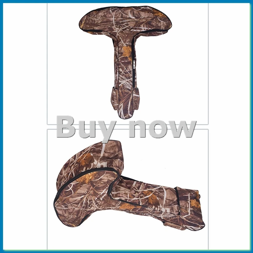 T-Shaped Bow Case, Portable Outdoor Archery Carry Bag for Universal Takedown Compound Bow Carrier Crossbow-A55K