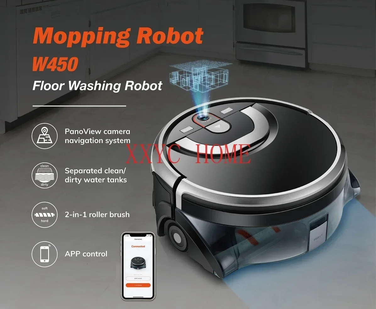 W450 Automatic Mopping Robot House Cleaning Machine with Camera Navigation