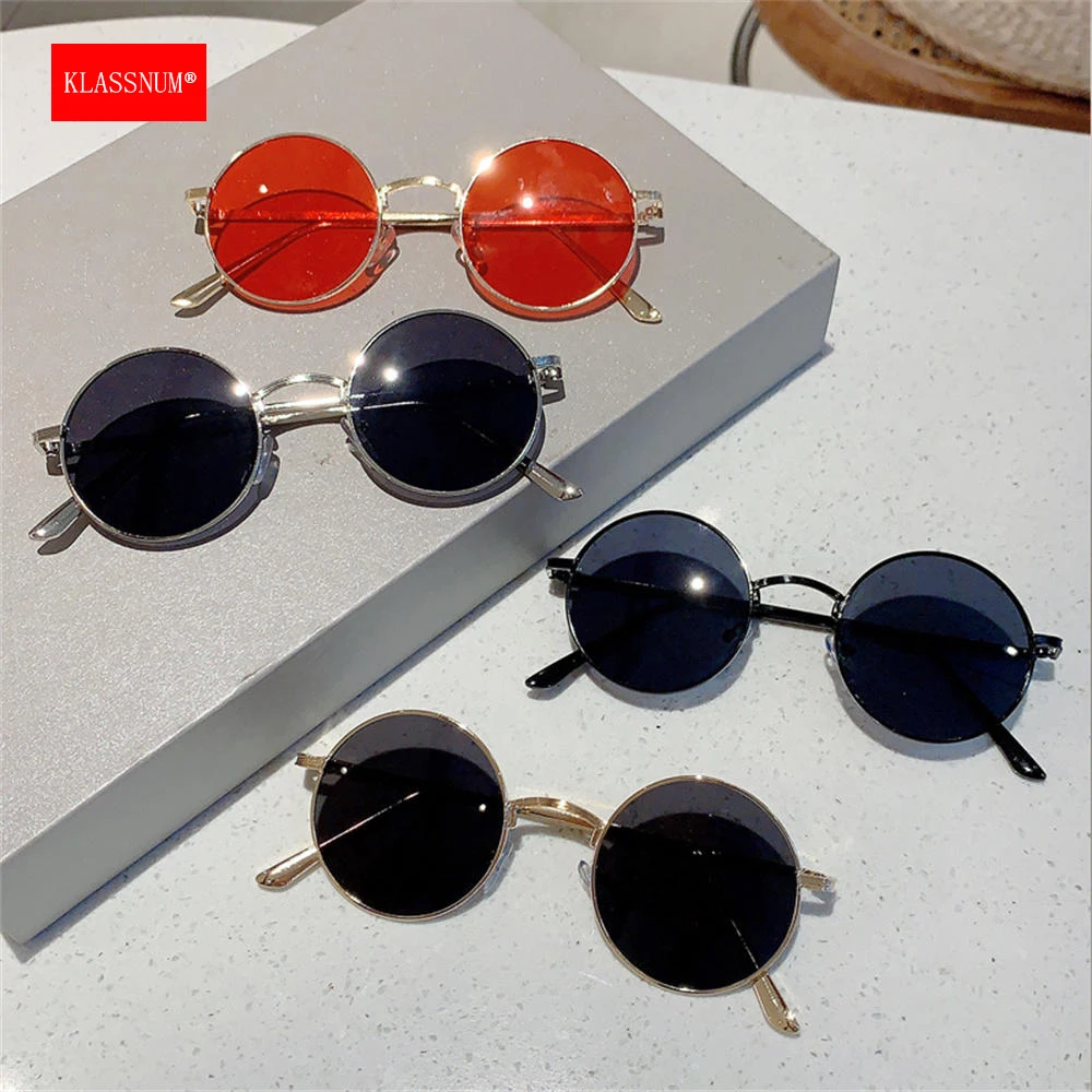 Vintage Retro Round Sunglasses Metal Circle Frame UV400 Protection s-l400.jpg main image 4