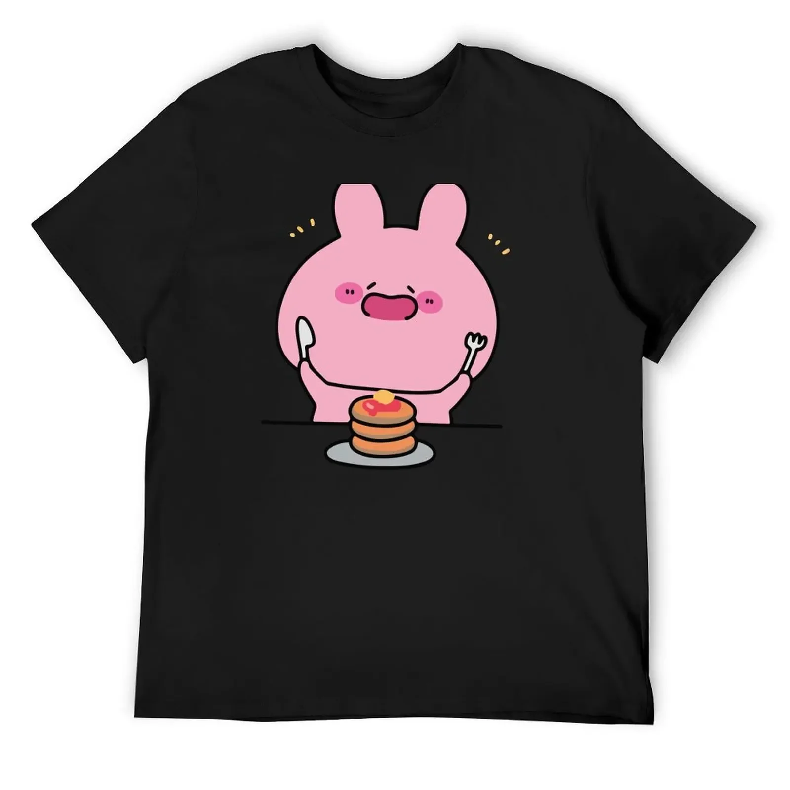 

Pink Eating Cake T-Shirt oversizeds customs design your own anime tshirt t shirt for men