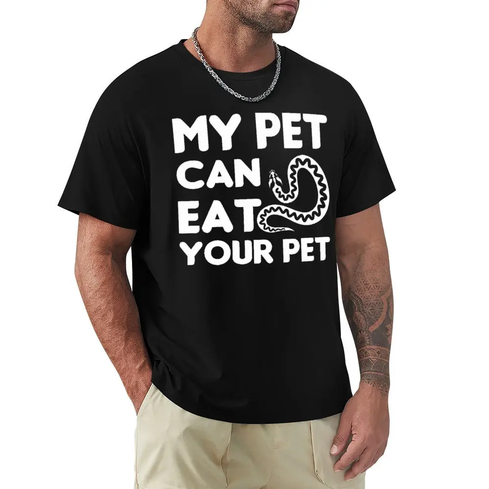 T-shirt bonito do movimento do divertimento, Pet Day, Meu Pet pode comer seu Pet Ball Amor Fresco, Top Tee lazer, Tee Humor, Eur Tamanho