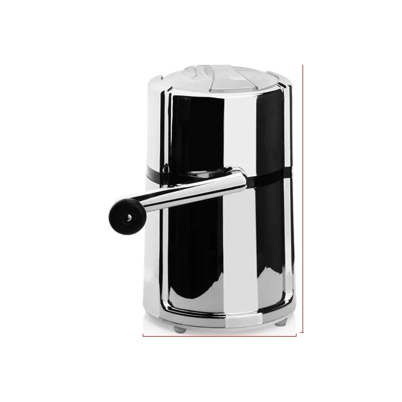 Round Hand-cranked Ice Crusher Commercial Household Shaved Ice Machine Shaved Ice Crusher Creative Home