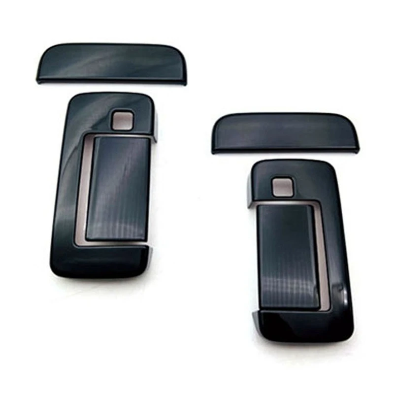 4Pcs Glossy Black Exterior Side Door Handle Frame Cover Trim For Daihatsu ATRAI / HIJET CARGO 2022+