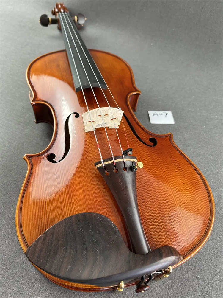 Solid Flamed Maple Back Professional Hand Crafted Cкрипка 4/4 Size كمان Fiddle Free Violin Case Bow violin accessories A117