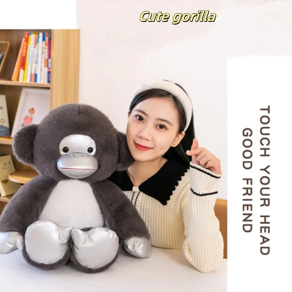 Simpatico peluche Gorilla, soffici animali di peluche scimpanzé per bambini, morbidi bambole di peluche scimmie, ideali per ragazzi, ragazze, amici