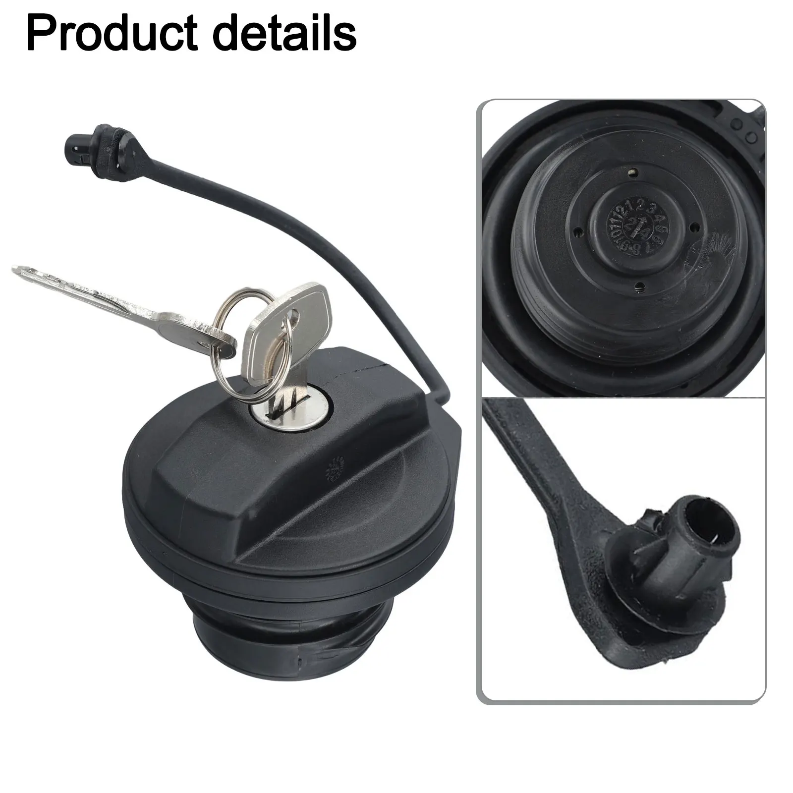

Traveling Black Fuel Cap With Keys Compatible Fuel Cap Replacement Accessory Easy Installation Compatibility Check