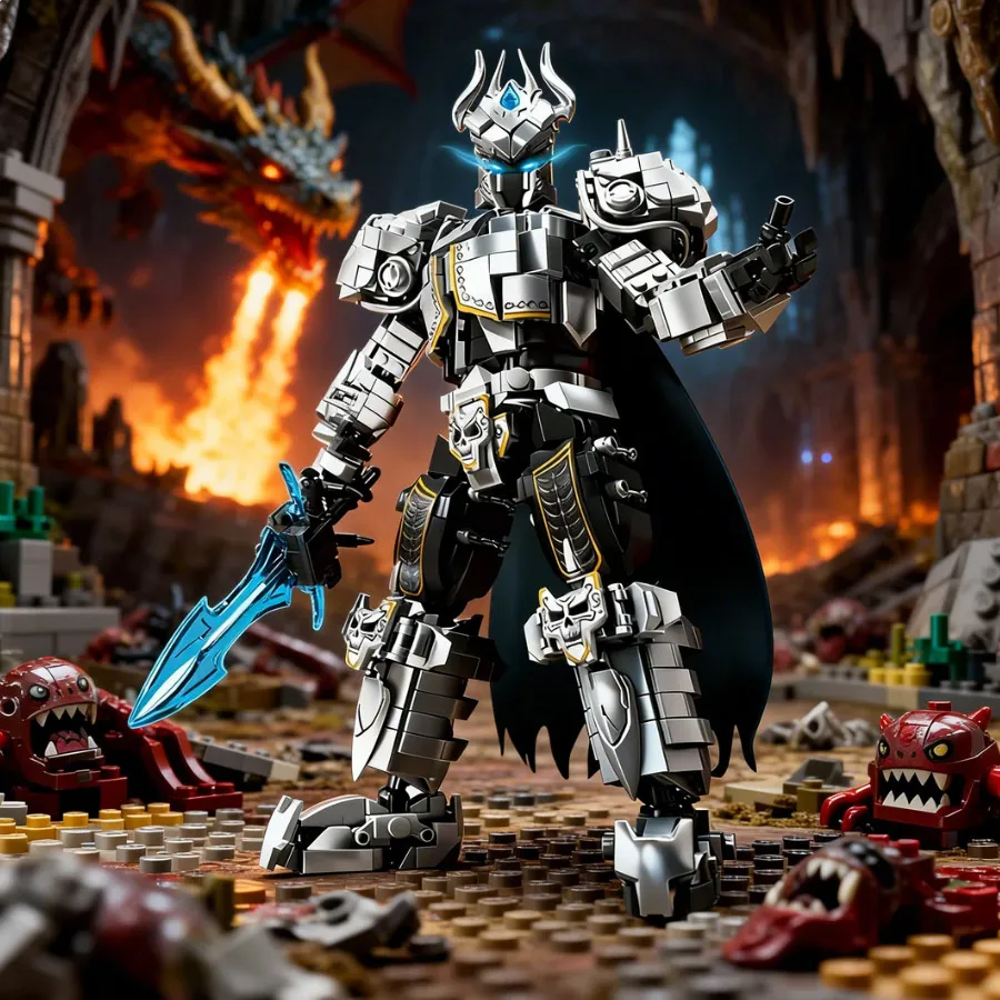 

Magic Robot Building Blocks, Western Elf Hero Model, MOC Assembly Set for Enthusiasts, Christmas Gift, New Year Gift