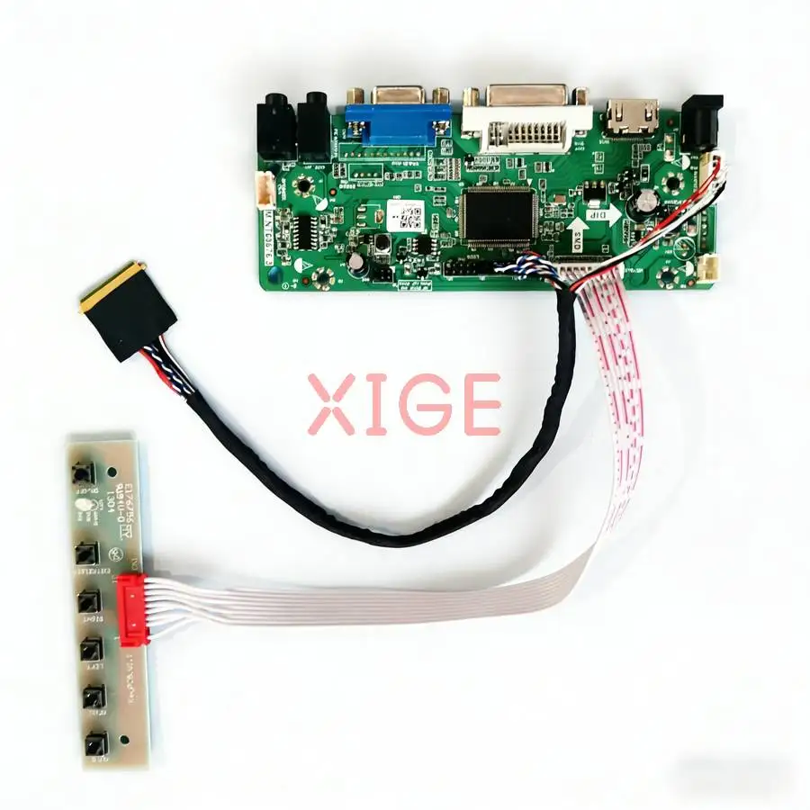 

For HSD140PHW1 CLAA140WB HB140WX1 HT140WXB Controller Board Kit Laptop Monitor Screen LVDS 40-Pin 1366*768 VGA DVI HDMI 1366x768