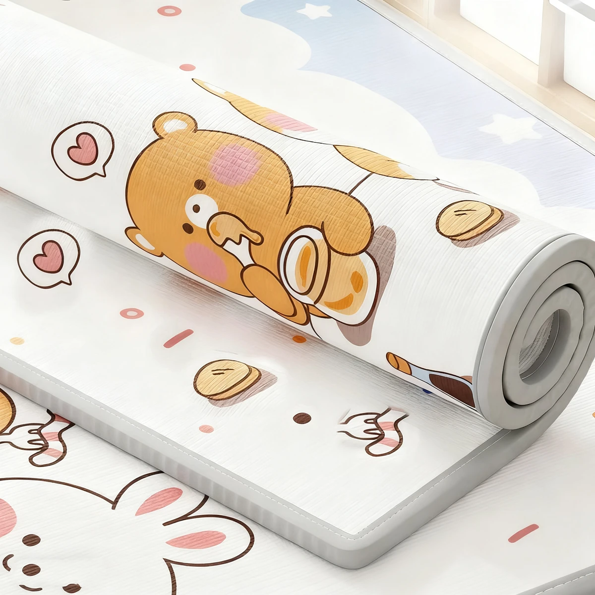 

Thick 1 Cm Baby Crawling Play Mats Folding Mat Carpet Large Size Play Mat for Children's Safety Mat EPE Environmentally Friendly