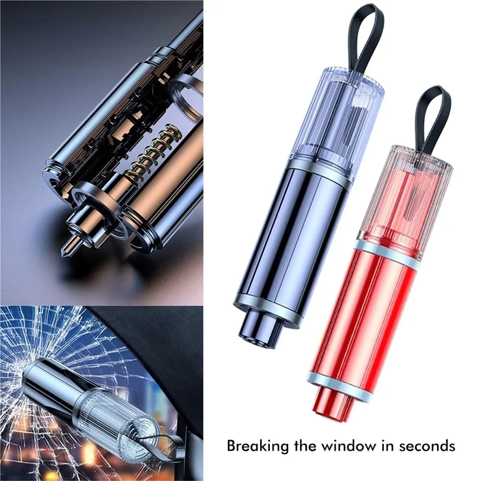 Car Safety Hammer Window Glass Breaker With Seat Belt Cutter Portable Emergency Car Auto Accessory Rescue Tool Escape Tool
