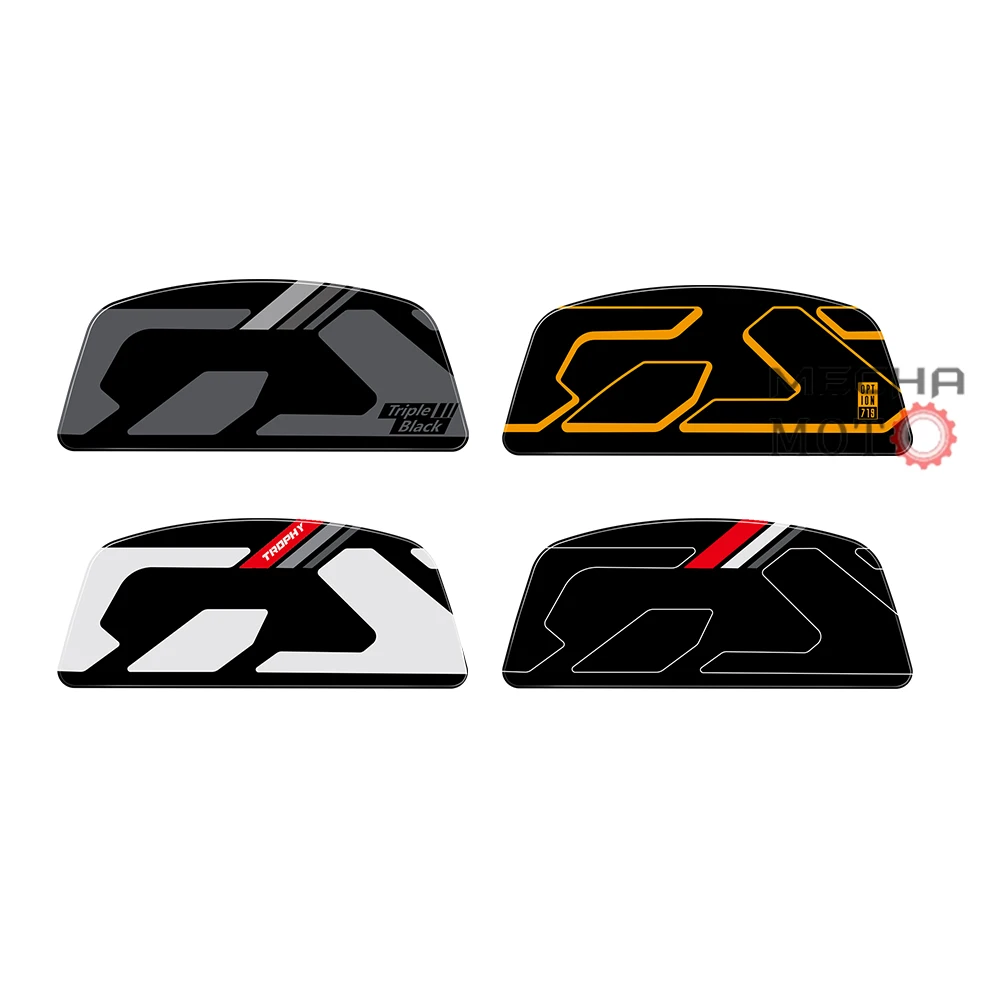 Stiker pelindung Radar stiker 3D, stiker pelindung Radar stiker 3D hitam tiga kali lipat 1300 pilihan petualangan untuk BMW R 719 GSA R1300GS