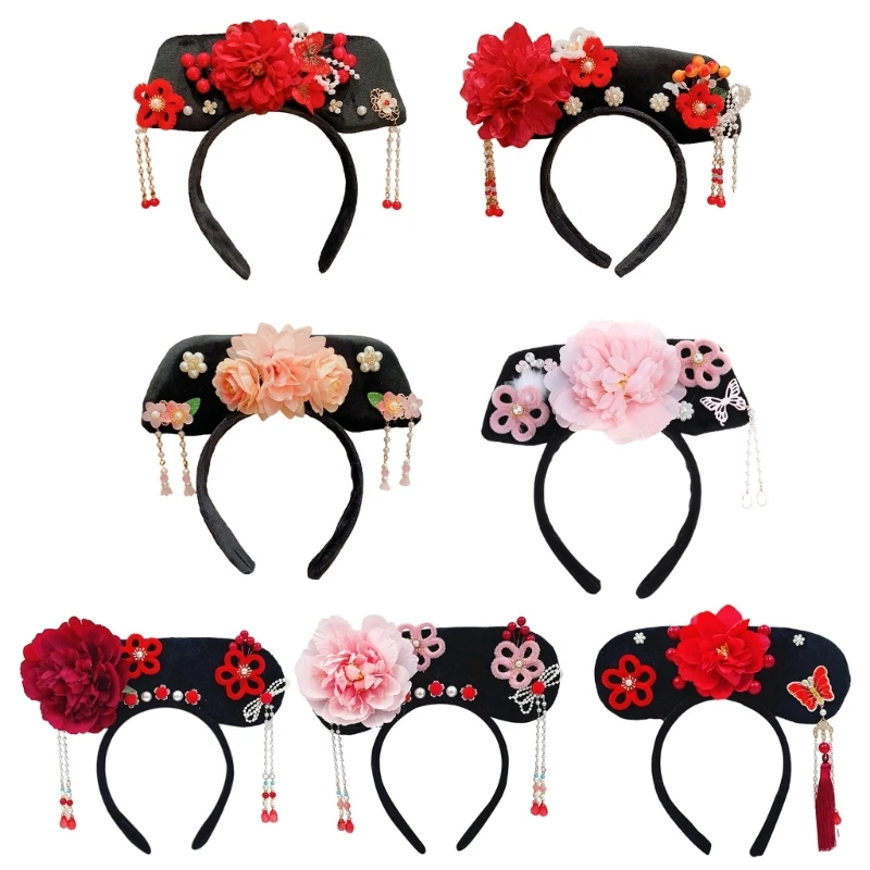 Head Bopper Princess Headpiece Stage Headbands Chinese Concubines for Cosplay Dropship