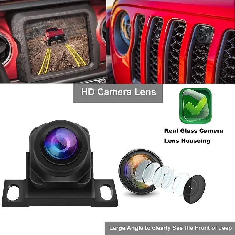 Three Type Of Switching Car Rear View Camera 1080P Clear Anti-Interference 170°Wide Angle Adjustable Vehicle Small Revers Camera