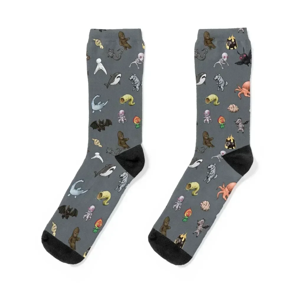 

Cryptids! Socks Toe sports cute designer brand sport Male Socks Women's