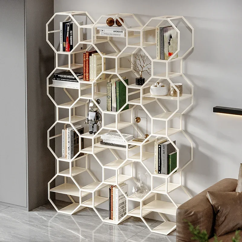 Vertical bookshelf, shelves, floor-to-ceiling, simple, modern home, wall-to-wall bookcase, living room