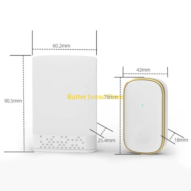 W89c беспроводной дверной звонок со светодиодной вспышкой и множественным рингтоном опция водонепроницаемость