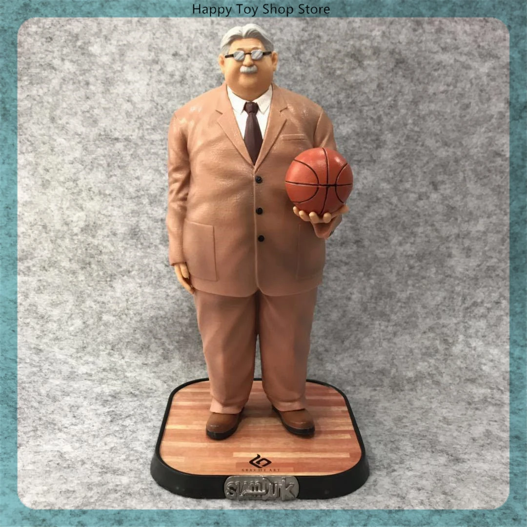 21cm Slam Dunk Mitsuyoshi Anzai Shohoku Standing Anime Figure Model Gk Statue Boys Collection Desktop Decoration Ornament Toys