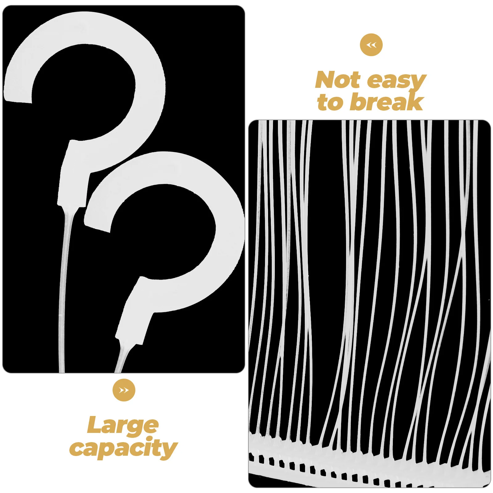 

5000Pcs Tag Label Accessories Plastic Hook Fasteners for Efficient Price Tagging J Hooks Fasteners Tag Label Accessories